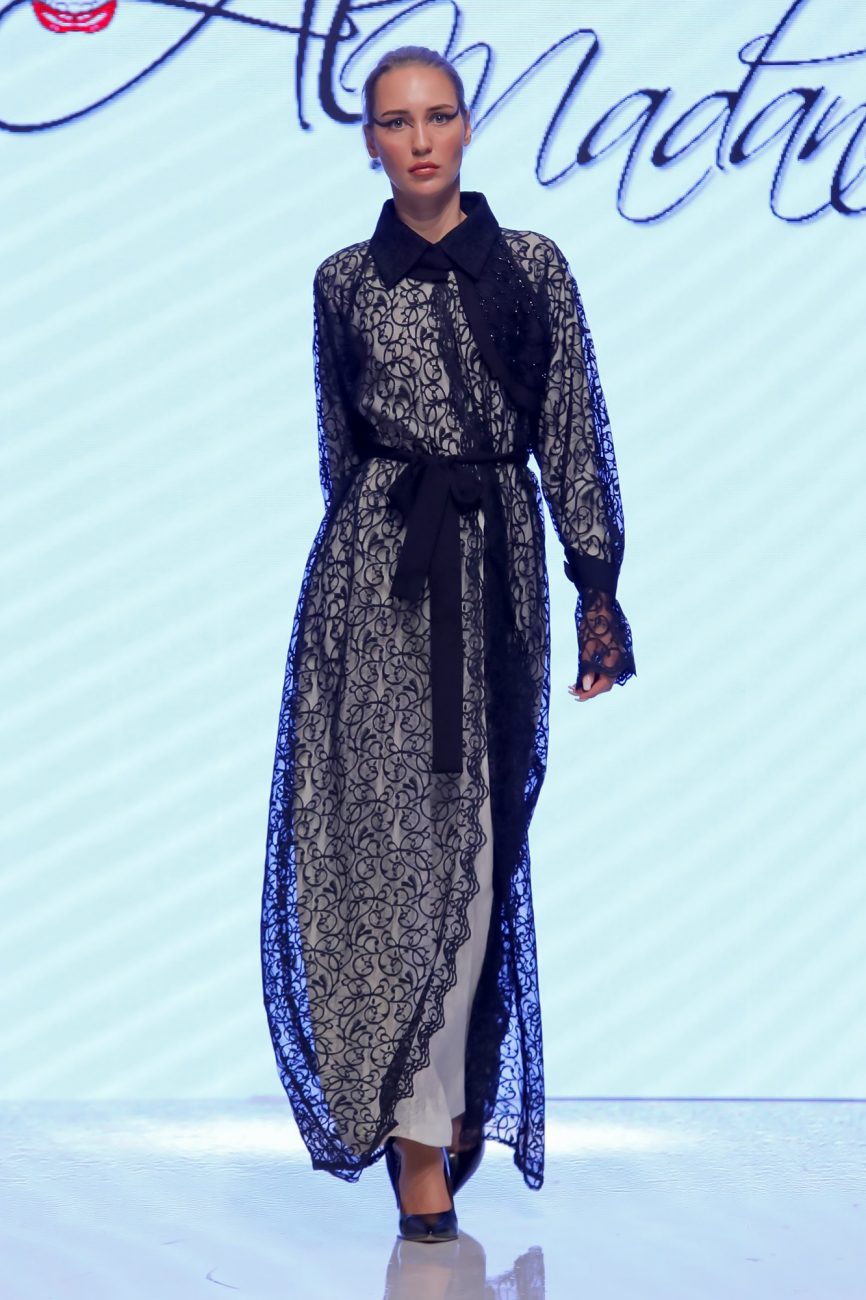 Sara Al Madani Resort 2020 Collection Arab Fashion Week in Dubai