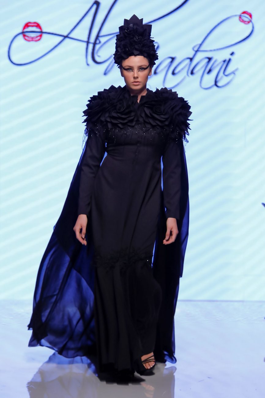 Sara Al Madani Resort 2020 Collection Arab Fashion Week in Dubai
