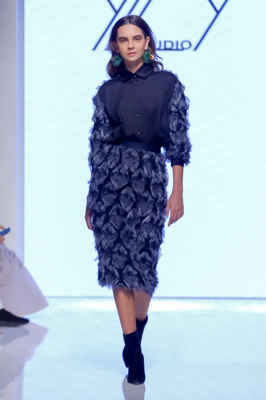 YLY STUDIO Presented by HKFG Resort 2020 Collection Arab Fashion Week in Dubai