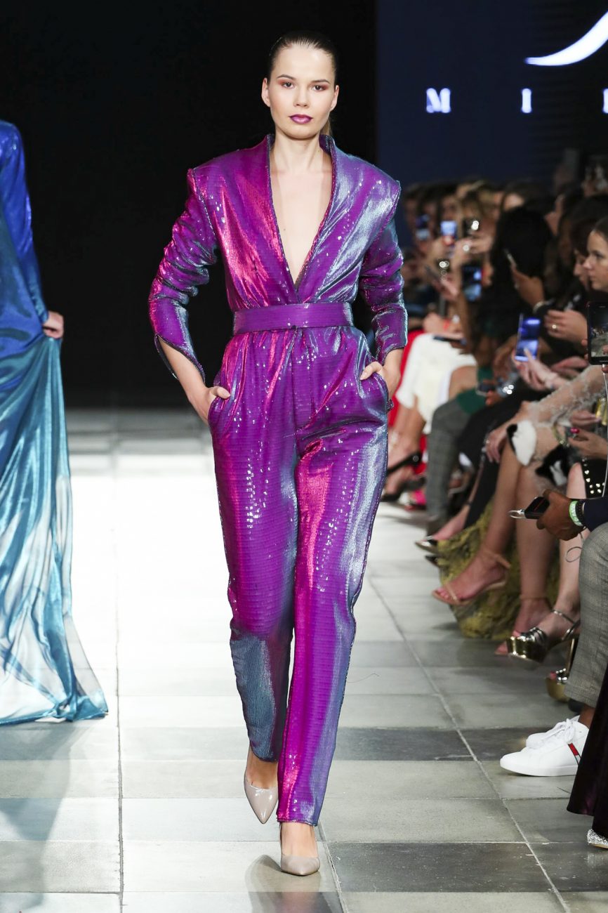 MIKHAIL CHAMOUN fashion show, Arab Fashion Week collection Spring Summer 2020 in Dubai