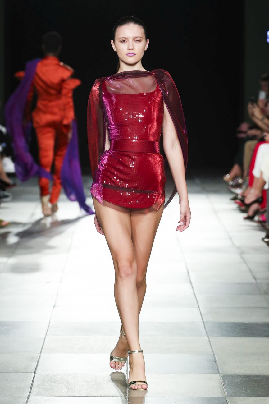 MIKHAIL CHAMOUN fashion show, Arab Fashion Week collection Spring Summer 2020 in Dubai