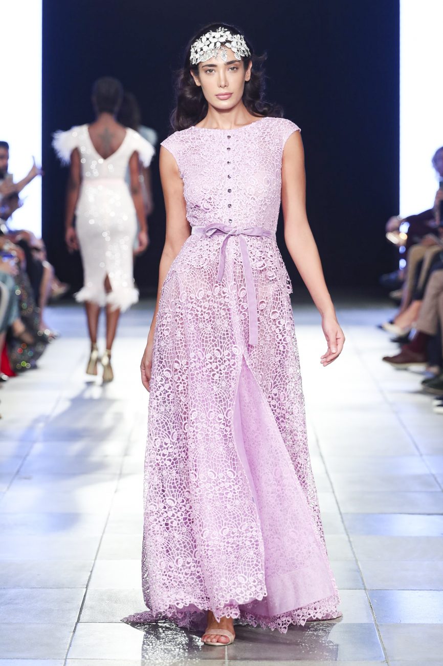 Malliny fashion show, Arab Fashion Week collection Spring Summer 2020 in Dubai