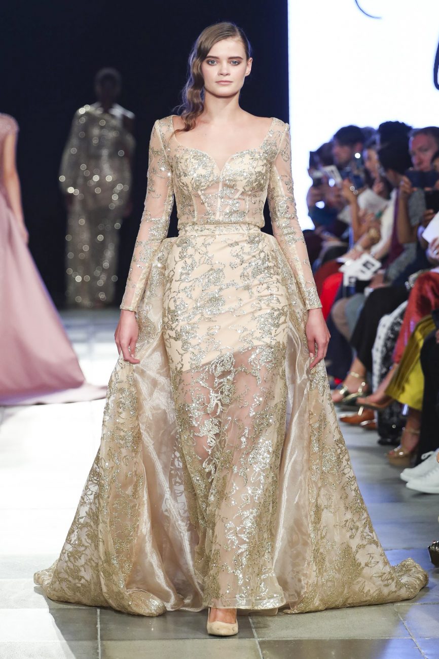 Mia Couture fashion show, Arab Fashion Week collection Spring Summer 2020 in Dubai