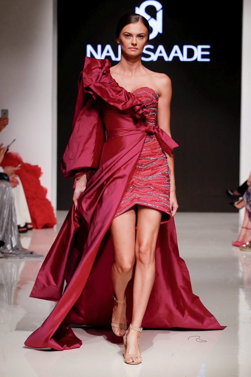 Naja Saade fashion show, Arab Fashion Week collection Spring Summer 2020 in Dubai