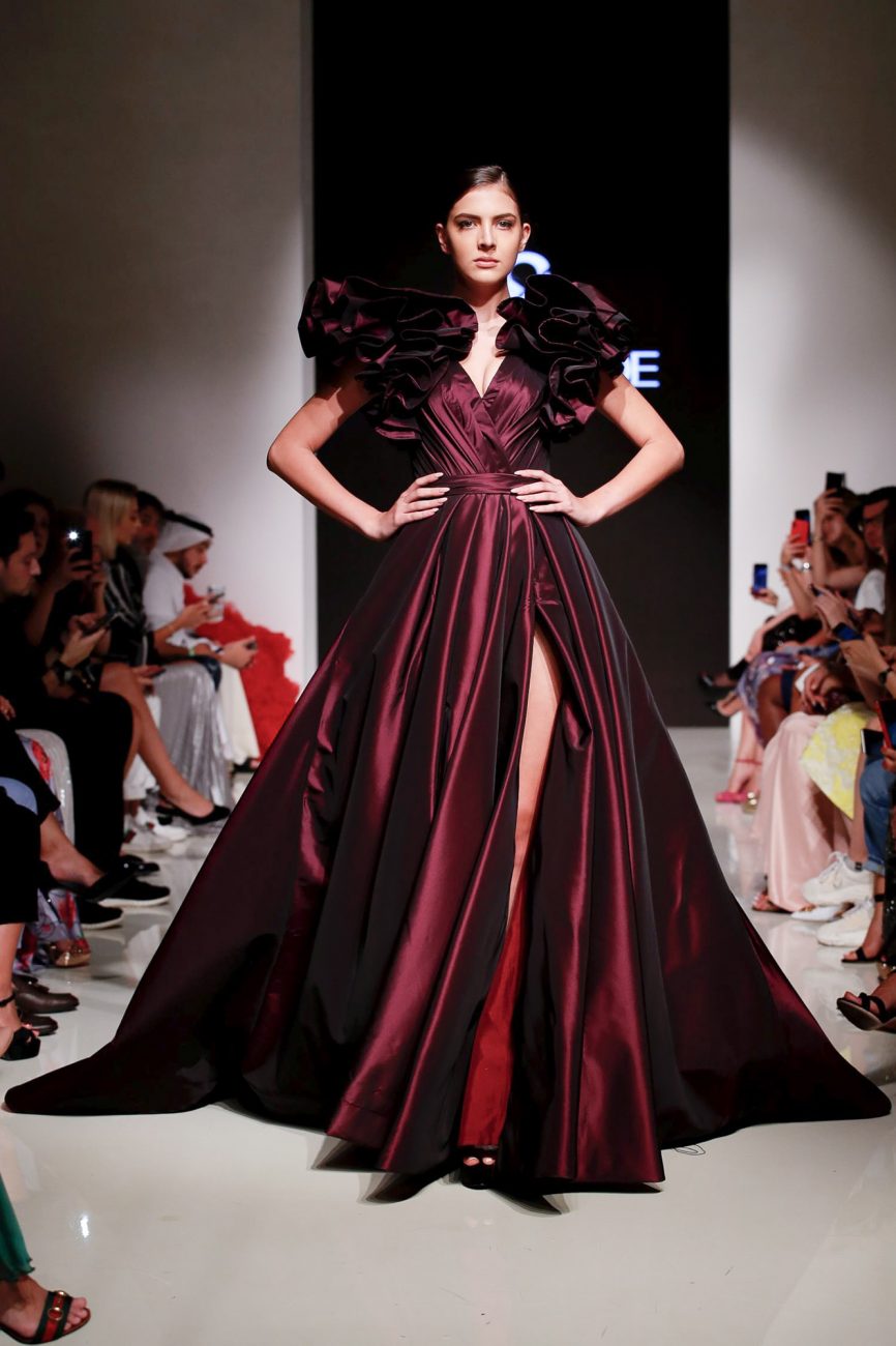 Naja Saade fashion show, Arab Fashion Week collection Spring Summer 2020 in Dubai
