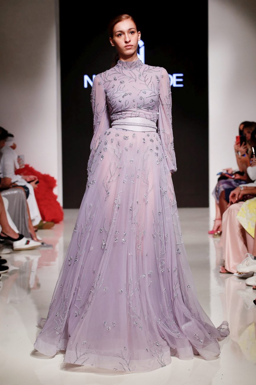 Naja Saade fashion show, Arab Fashion Week collection Spring Summer 2020 in Dubai