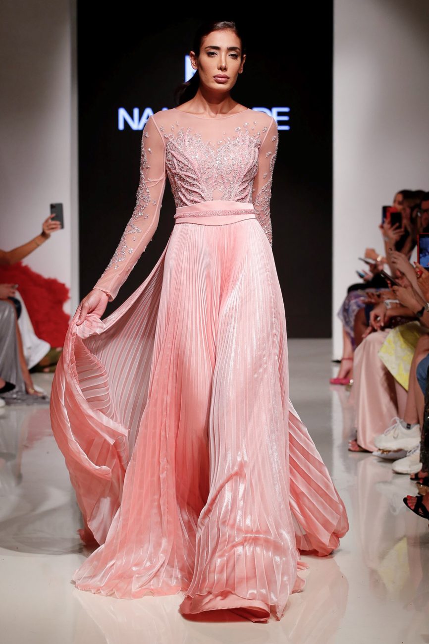 Naja Saade fashion show, Arab Fashion Week collection Spring Summer 2020 in Dubai
