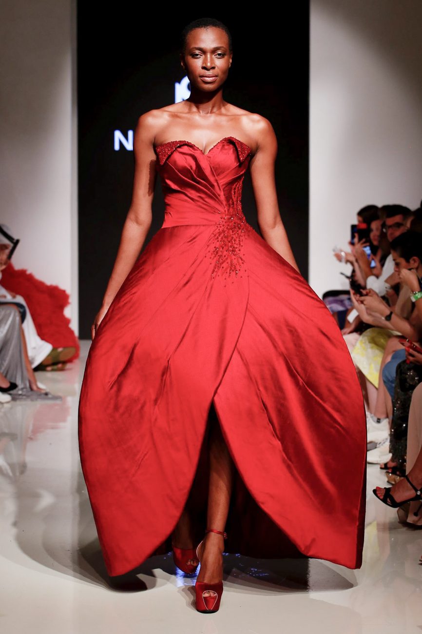Naja Saade fashion show, Arab Fashion Week collection Spring Summer 2020 in Dubai