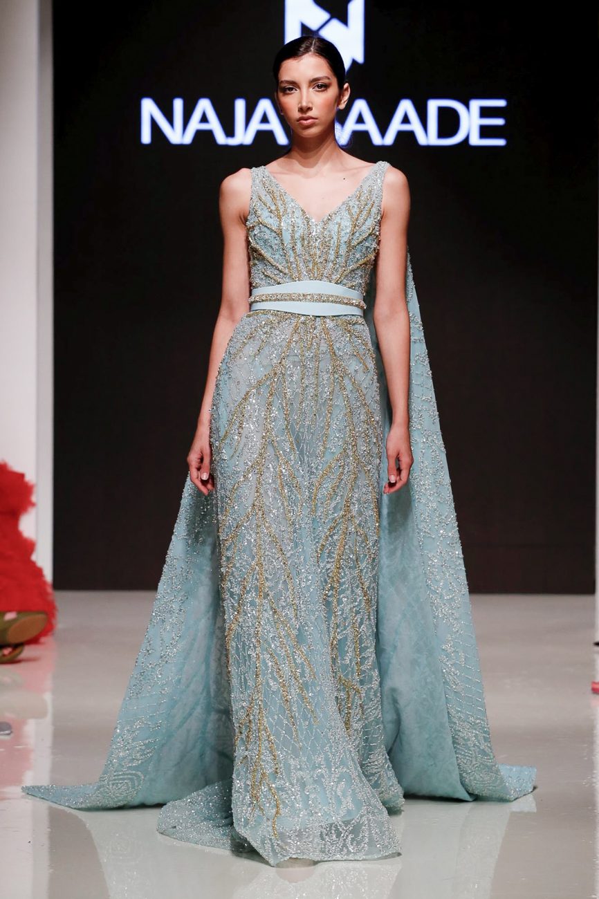 Naja Saade fashion show, Arab Fashion Week collection Spring Summer 2020 in Dubai