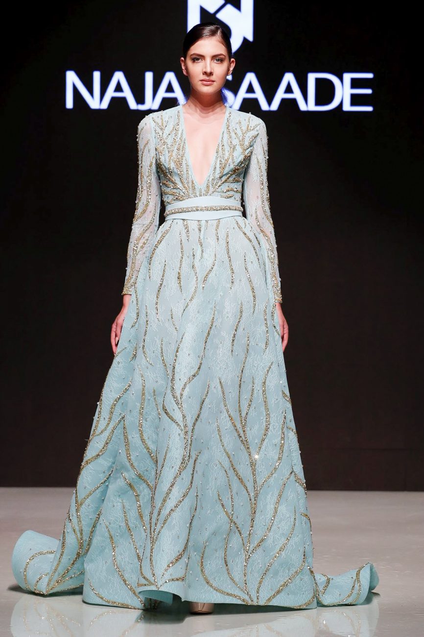 Naja Saade fashion show, Arab Fashion Week collection Spring Summer 2020 in Dubai