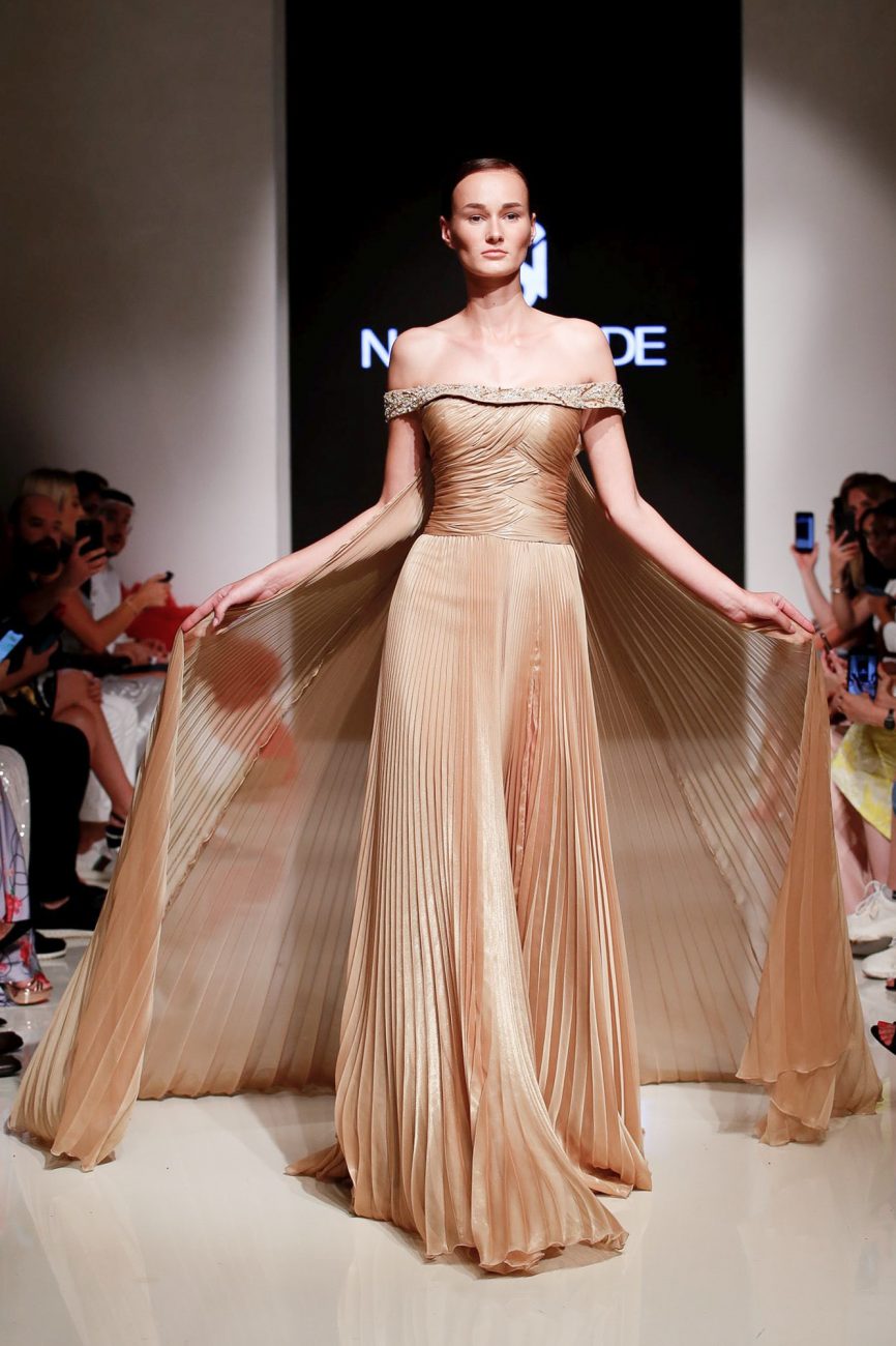 Naja Saade fashion show, Arab Fashion Week collection Spring Summer 2020 in Dubai