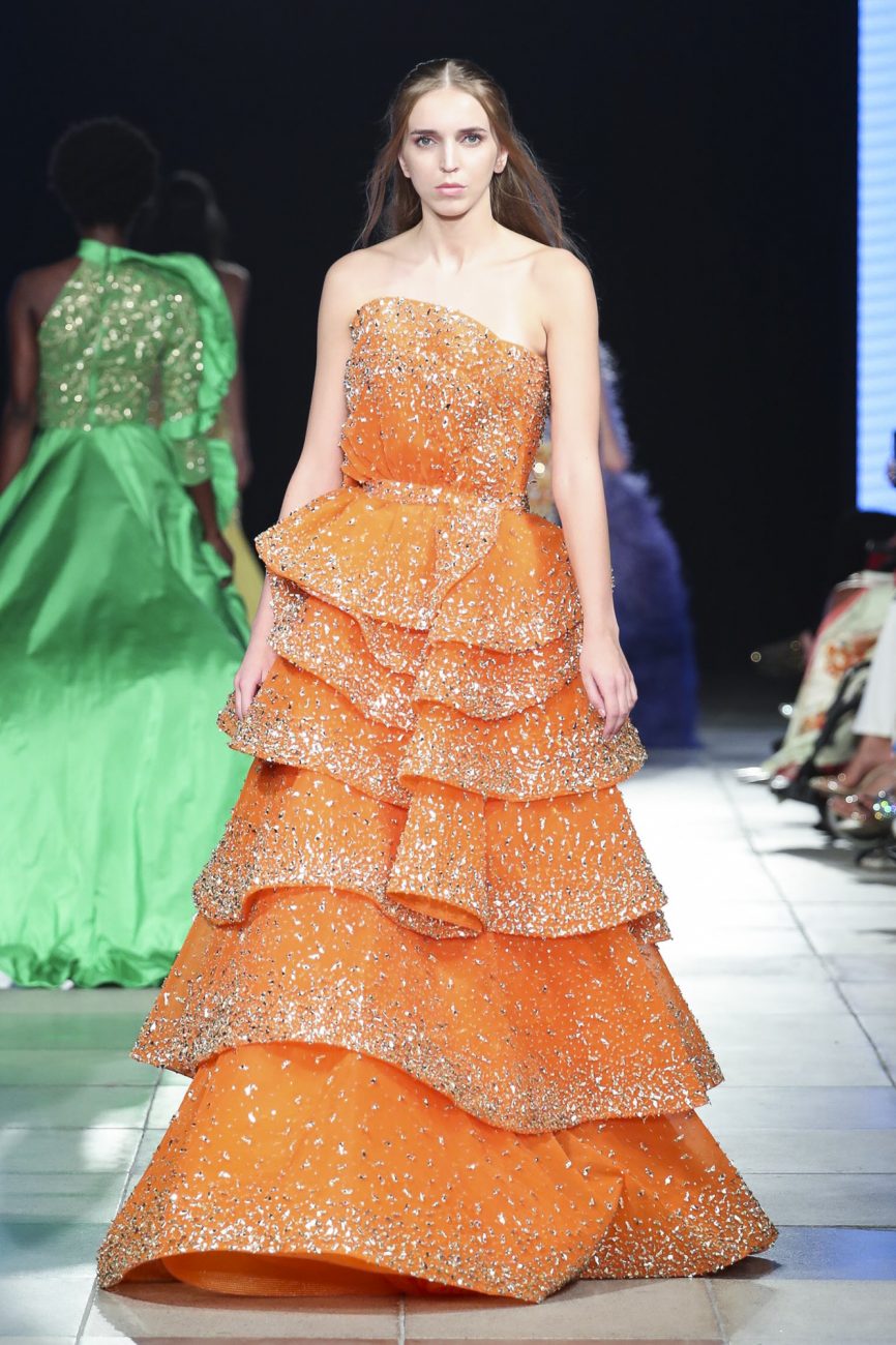 Rami Kadi fashion show, Arab Fashion Week collection Spring Summer 2020 in Dubai