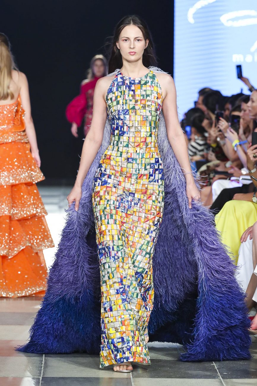 Rami Kadi fashion show, Arab Fashion Week collection Spring Summer 2020 in Dubai
