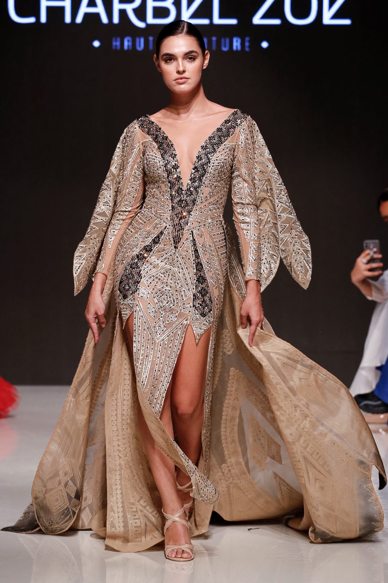 Charbel Zoe fashion show, Arab Fashion Week collection Spring Summer 2020 in Dubai