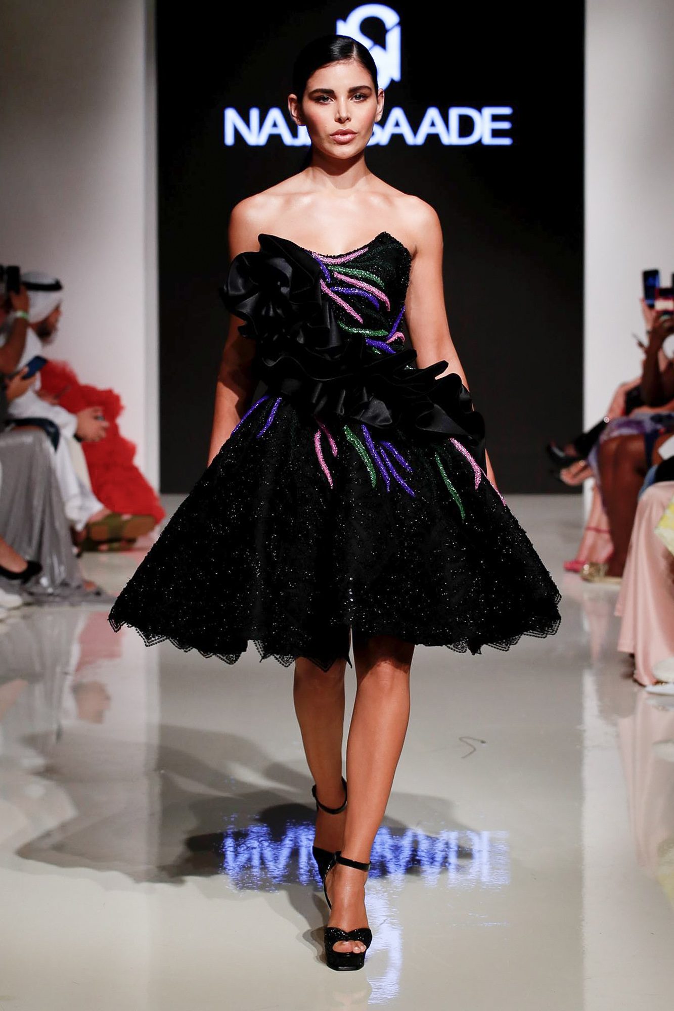 Naja Saade fashion show, Arab Fashion Week collection Spring Summer 2020 in Dubai