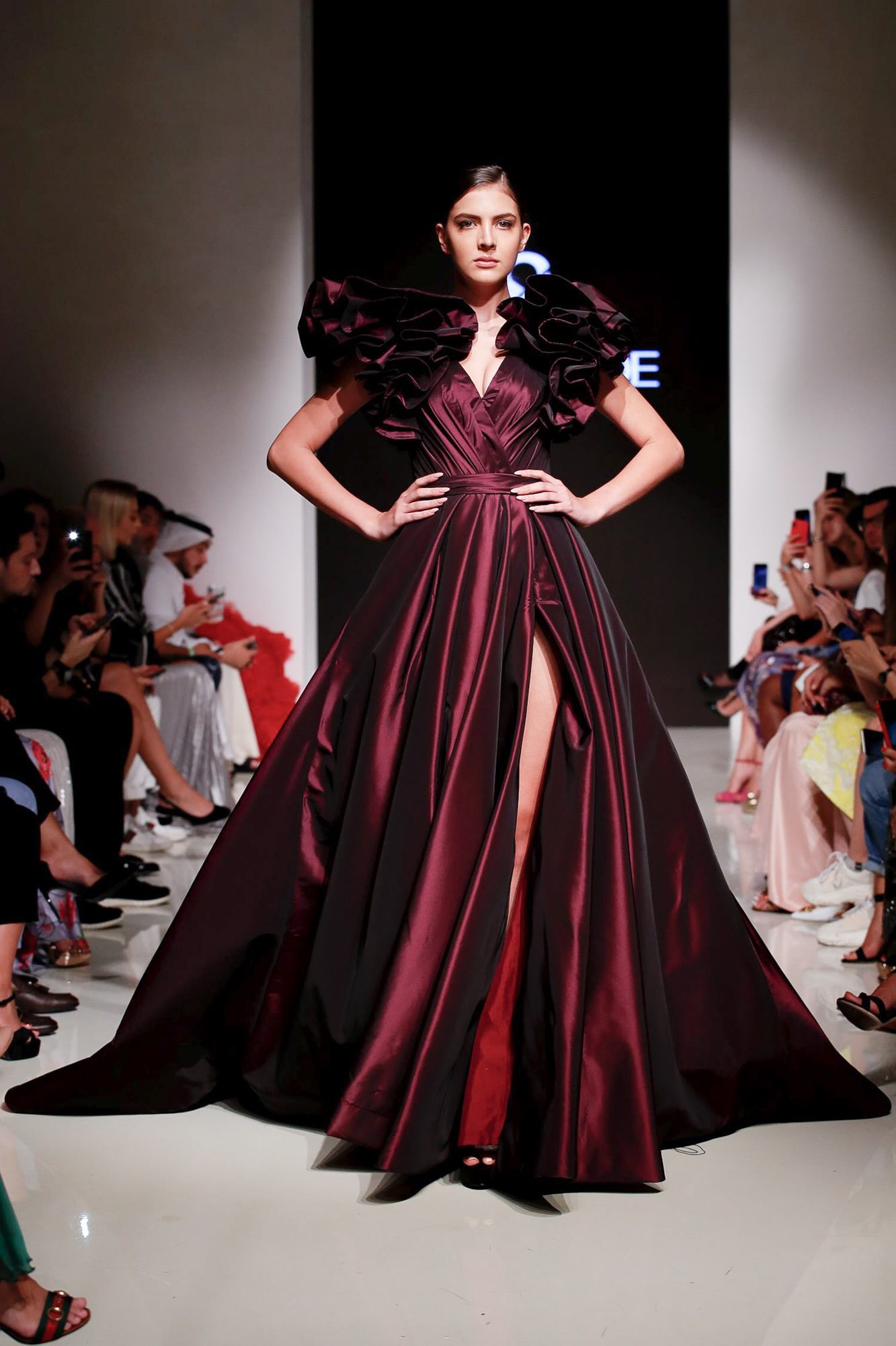 Naja Saade fashion show, Arab Fashion Week collection Spring Summer 2020 in Dubai