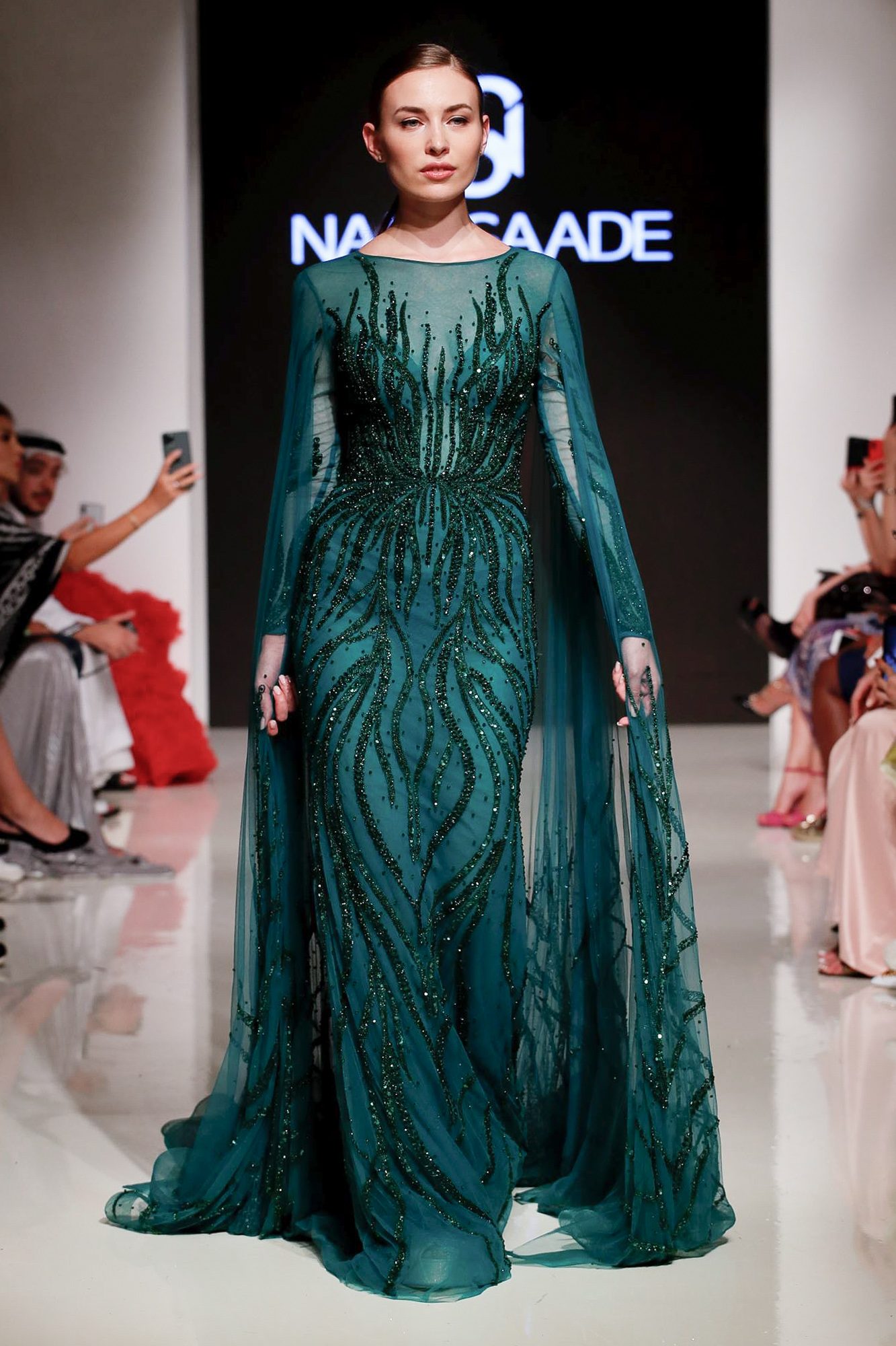 Naja Saade fashion show, Arab Fashion Week collection Spring Summer 2020 in Dubai