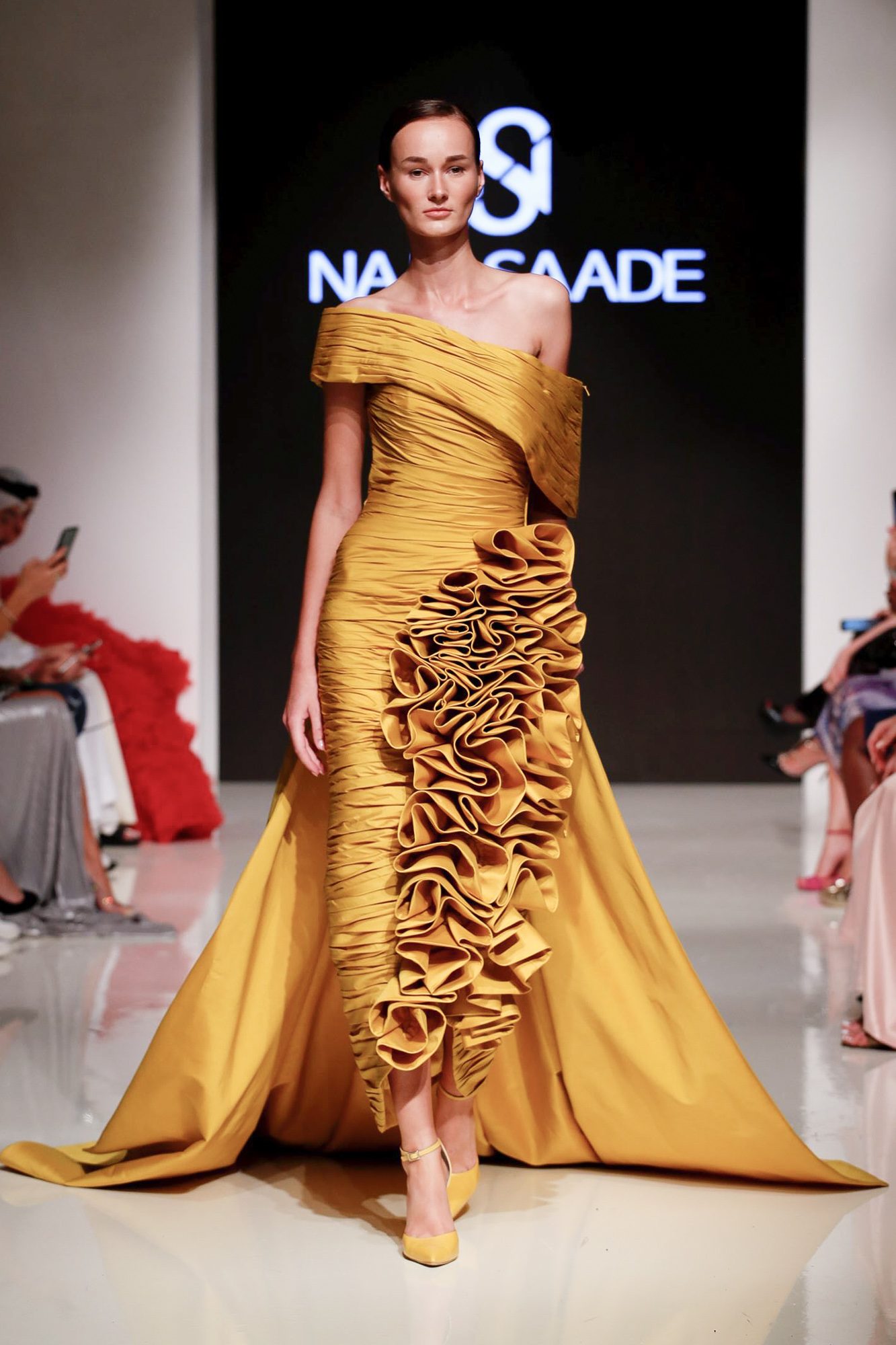 Naja Saade fashion show, Arab Fashion Week collection Spring Summer 2020 in Dubai