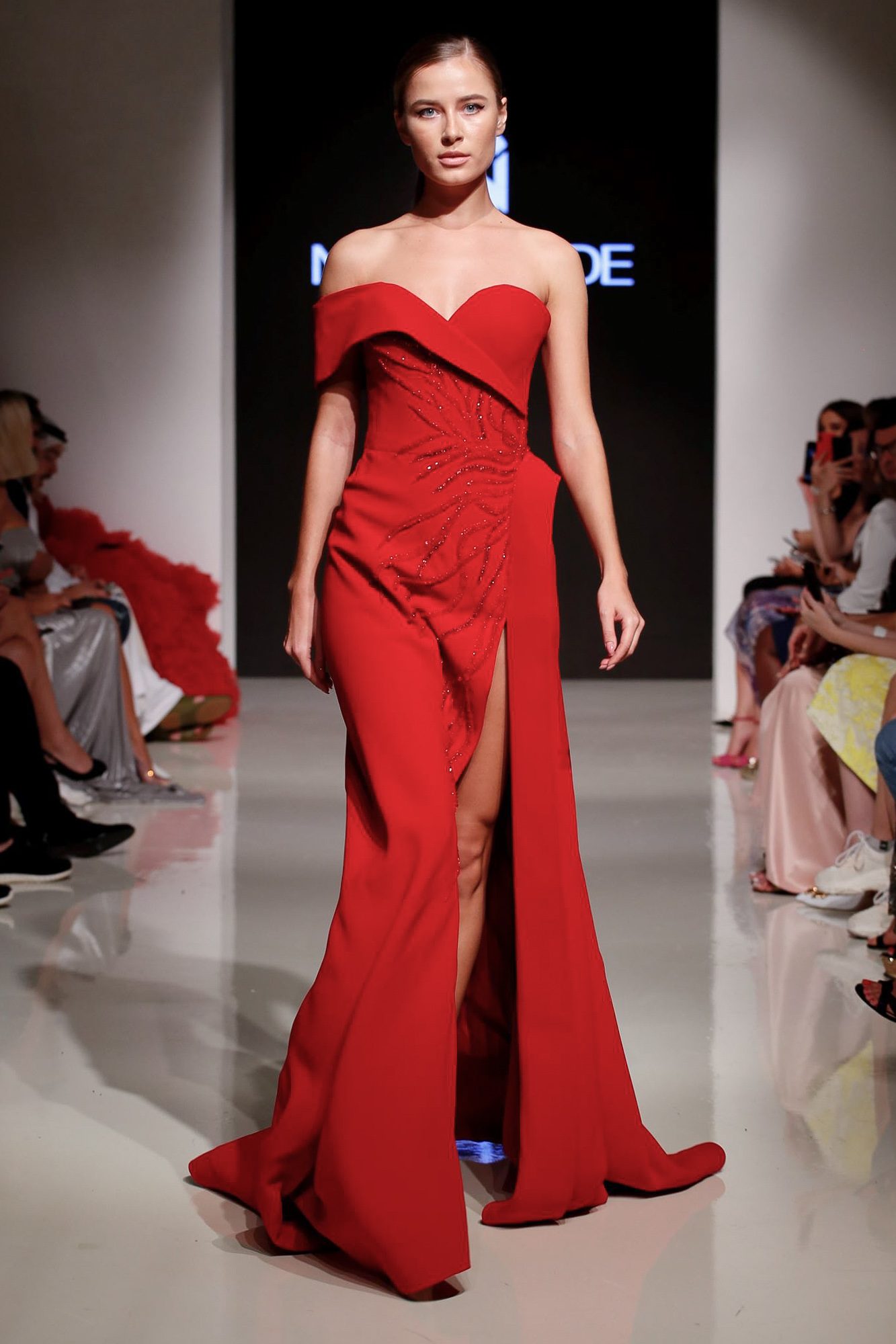 Naja Saade fashion show, Arab Fashion Week collection Spring Summer 2020 in Dubai