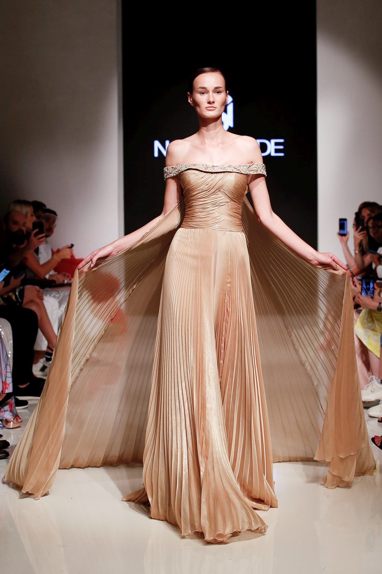 Naja Saade fashion show, Arab Fashion Week collection Spring Summer 2020 in Dubai