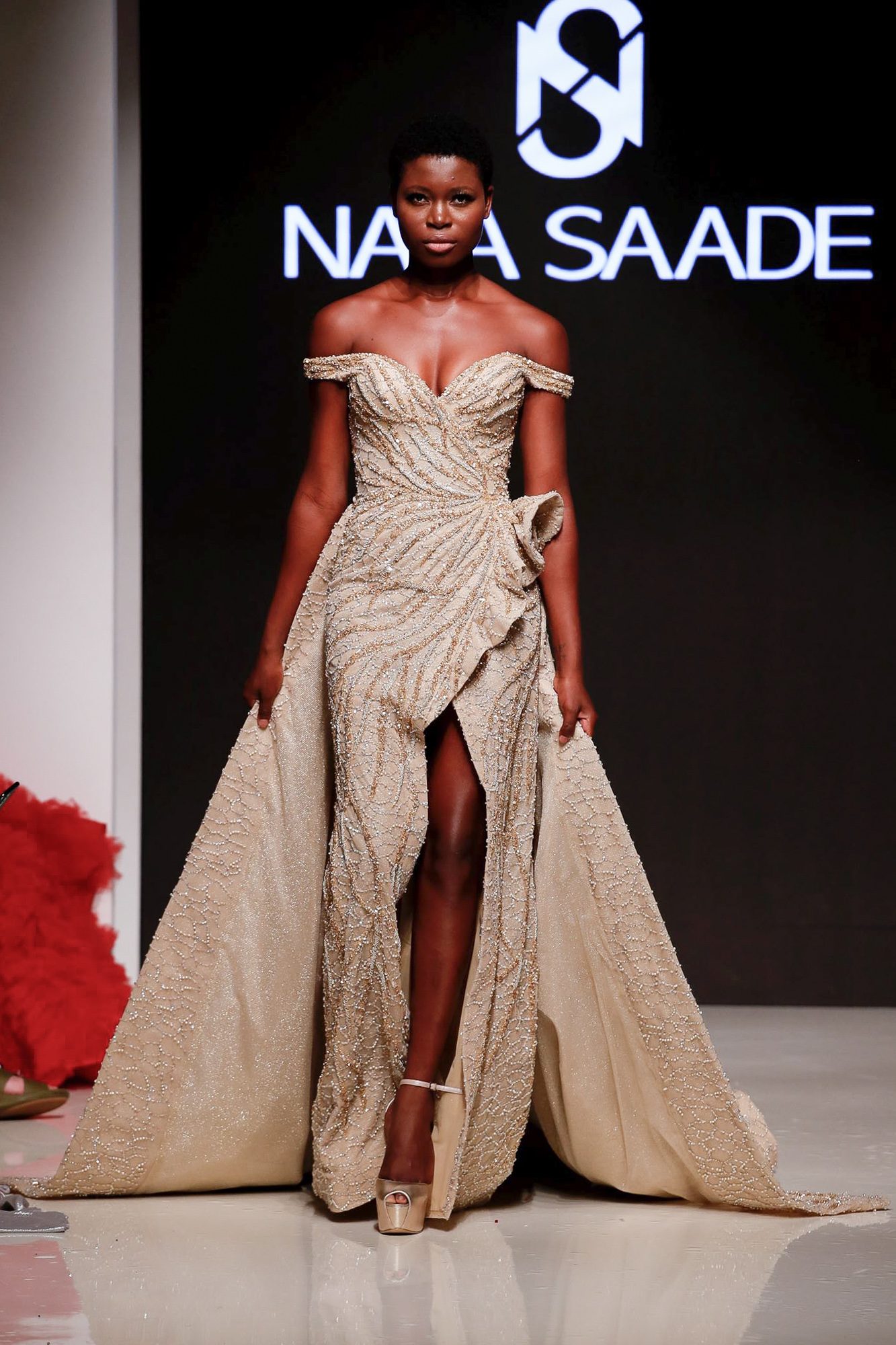 Naja Saade fashion show, Arab Fashion Week collection Spring Summer 2020 in Dubai